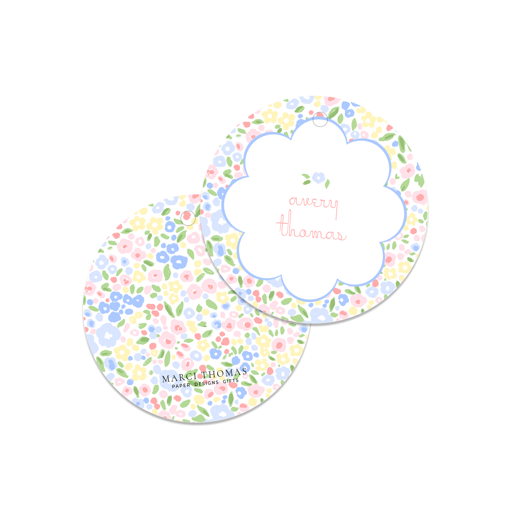 Cutesy Floral Border Tag – Marci Thomas Designs